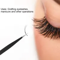 Professional Eyelashes แหนบสแตนเลส Lashes Extensions Grafting เครื่องมือแต่งหน้า