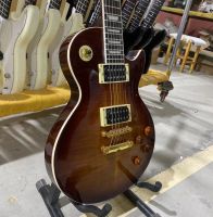 Gibson กีตาร์ไฟฟ้ารุ่น Paul,กีตาร์สีไม้เมเปิ้ลเสือรุ่น Sunburst วินเทจกีตาร์คุณภาพสูง