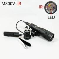 หลอดไฟ LED สีขาวลูกเสือ M300V และตัวเรืองแสงอินฟราเรดเอาท์พุทคู่ไฟฉุกเฉินพอดีชั่วขณะรางขนาด20มม. คงที่