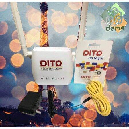 DITO 5G COMPATIBLE WIFI MODEM LIFE TIME OPEN LINE WITH DITO 5G SIM HIGH ...