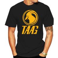 Taag Angola Airlines Retro Logo Angolan Airline Tshirt Gildan