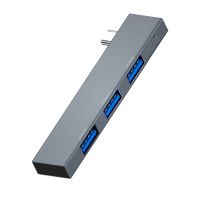 USB 3.0 Hub 3พอร์ตอลูมิเนียม USB Hub 2.0ขยาย Type C/usb PD S Plitter อะแดปเตอร์เสียบสำหรับคอมพิวเตอร์แล็ปท็อป