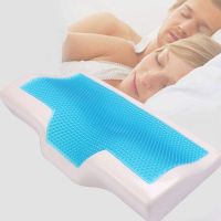 ¤♞❈ Memory Foam Gel Pillow Summer Ice-Cool Anti-Snore Orthopedic Sleep Pillow Slow Rebound Healthcare Neck Pillow For Home Beddings