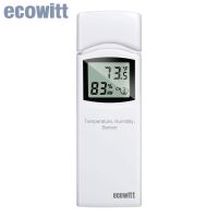 WN31 Ecowitt (WH31) เครื่องวัดอุณหภูมิไฮโกรมิเตอร์ไร้สาย8ช่องเซ็นเซอร์วัดอุณหภูมิความชื้นกับจอแสดงผล LCD (ไม่รวมเกตเวย์)