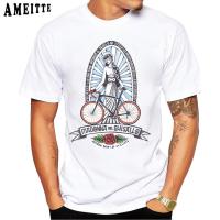 Vintage Good Bikes Fearless Mounn Bike Rider Design T-Shirt Summer Men Short Sleeve Bicycle Sport Print White Casual Tees - T-Shirts - Aliexpress