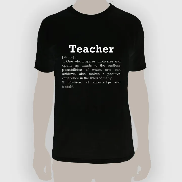 Teacher Definition T-Shirt Design Print | Lazada PH