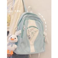 ↂ♦✼ Korean ins high-value schoolbag female middle school student girl Japanese waterproof junior high school student backpack shoulder bag