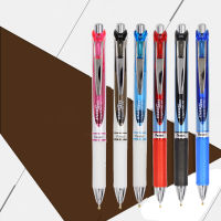 6ชิ้น Pen BLN75 EnerGel ชุดเจลเรียบเขียนซัพพลาย0.5มิลลิเมตรเข็มจุดกดประเภทปากกาเป็นกลาง