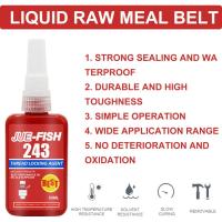 Liquid Adhesive Wire Sealing Anti-Corrosion Thread Anti-Pressure Red 243 Glue Anaerobic Screw Lock New Anaerobic Adhesive TSLM1