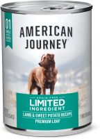 อาหารเปียกสำหรับสนัขแพ้อาหาร American Journey Limited Ingredient Diet Lamb &amp; Sweet Potato Recipe Grain-Free 12.5-oz