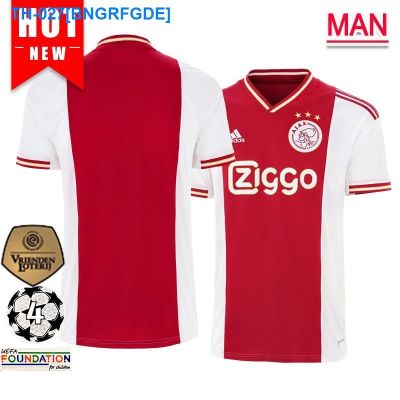 ☂▤ 2022 2023 Ajax Home Football Shirt High Quality Mens Sports Short Sleeve Jersey With Patch