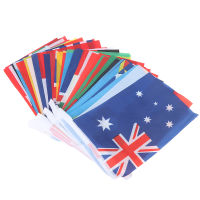 HONG 50 Countries Flag 1 string Hanging Flag Banner World Rainbow Flags Party Decor