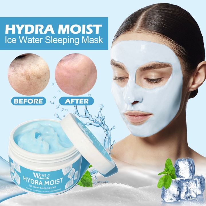 12noon Hydra Moist Ice Water Sleeping Mask Face Cream Mask Moisturizing ...