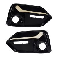 Front Bumper Fog Light Cover Trim Headlights Covers Frame Hole for Honda Civic Type R 2017-2021