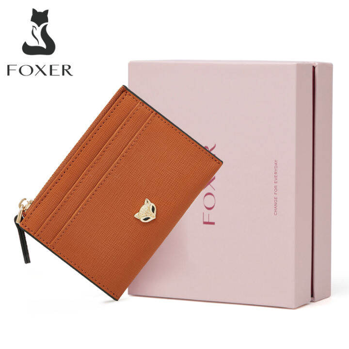  FOXER PVC Faux Leather Wallets for Women, Artificial