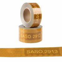 SASO 2913 Reflective Sticker PET Reflective Tape Safety Mark Warning Reflector Strips For Car Truck Trailer Decor Accessories