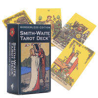 เกมกระดานไพ่ทาโรต์การ์ด Oracle 12*7 Smith-Waite Tarot จุด Wet Tarot ไร้ขอบ