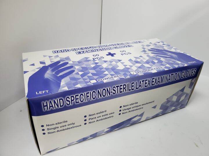 Latex Examination Gloves 50 off expiry date July 2023 Lazada PH