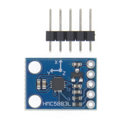 GY-273 3V-5V HMC5883L โมดูลเซ็นเซอร์ตรวจจับสนามแม่เหล็กเข็มทิศสามแกนโมดูลสนามแม่เหล็กสามแกนสำหรับ Arduino