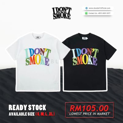 "I Dont Smoke" DonSmoke Rainbow Logo Authentic Streetwear Unisex Tee (Hot Selling)