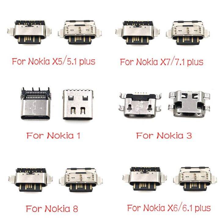 2023-hot-nang20403736363-ตัวเชื่อมต่อไมโคร-usb-ใหม่แจ็คชาร์จพอร์ตสำหรับ-nokia-3-5-6-7บวก8-6-1-7-1-5-1บวก8-1-x5-x6-x7ชิ้นส่วนซ่อม