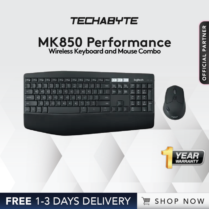 Logitech MK850 Performance Wireless Keyboard and Mouse Combo Lazada