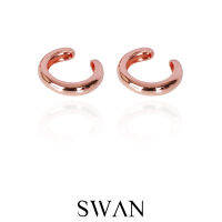 SWAN - Nova Large Cuff ต่างหูเงินแท้ คล้องหู ไม่ต้องเจาะ ต่างหูเงินเกลี้ยง สามารถใส่เป็นแหนได้ ปรับขนาดได้เอง