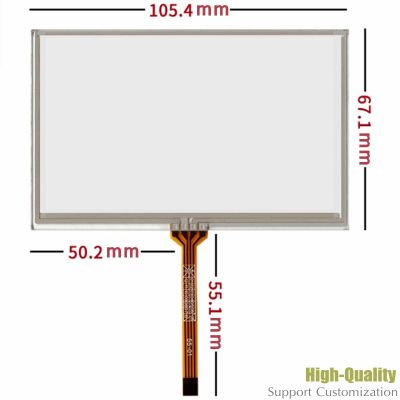 DHARET 4.3Inch TouchScreen 105.4mmx67.1mm Resistance Handwritten Touch Panel Screen Glass Digitizer Repair Free Ship