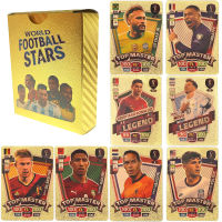 World Football Star Golden Cards Limited Signature Collection Trading Children Fans Gift Toy Drop Shipping