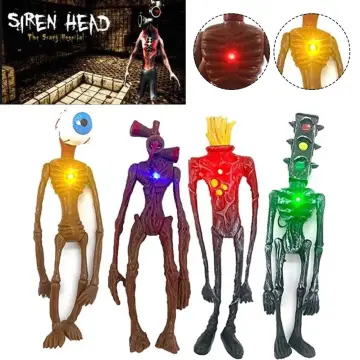 MOC Horror Game Siren Head Traffic Light Head Model Building