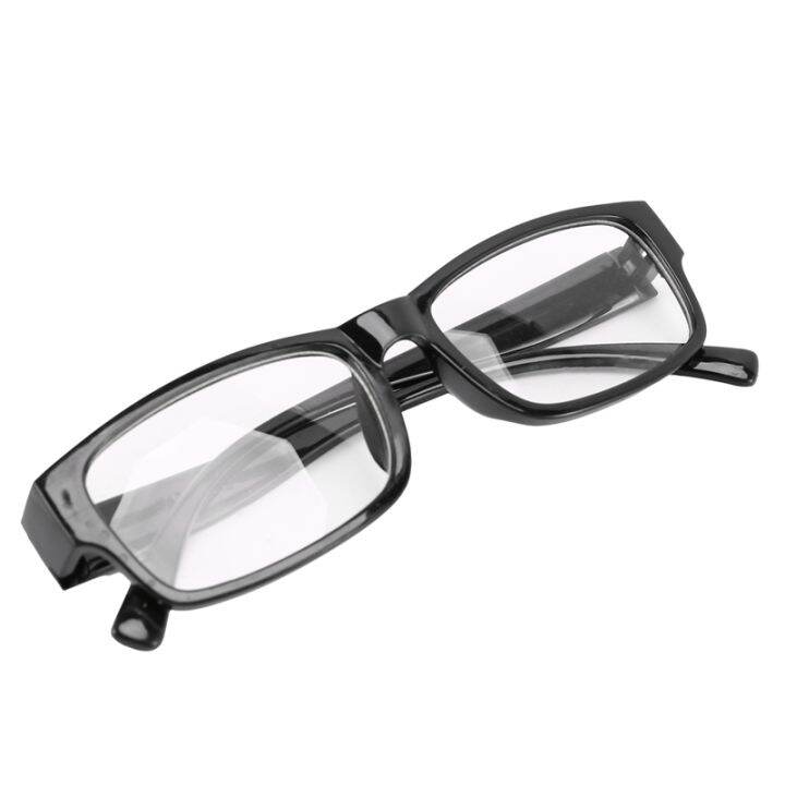 black-rectangle-plastic-frame-clear-lens-glasses