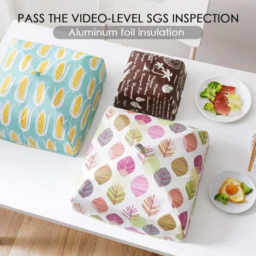 Pattern1 DANMEI Pieghevole Coprivivande Keep Warm Hot Aluminum Foil di Piatti Isolamento Utilidades Tavolo da Cucina Accessori Strumenti Multi Style Opzionale Small 