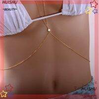 【hot sale】 ☃□ B55 HS Fashion Body Chain Summer Belly Waist Chain Harness Necklace Women Beach Bohemian Style Bikini Crossover Wear Body Jewelry