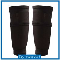 [Dynwave1] Soccer Football Shin Guards Guard Socks Beginner Black for Wrestling Rugby