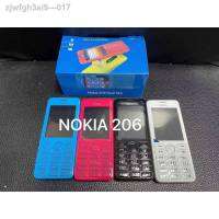 ?hot?โทรศัพท์มือถือNOKIAรุ่น206 dual sim classic mobile phone full set*4สีพร้อมส่ง?