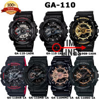 G-SHOCK CASIO ของแท้ GA-110 GA-110-1ADR GA-110HR-1ADR GA-110GB-1ADR GA-110RG-1ADR พร้อมกล่องและรับประกัน 1 ปี GA110 GA-110 GSHOCK