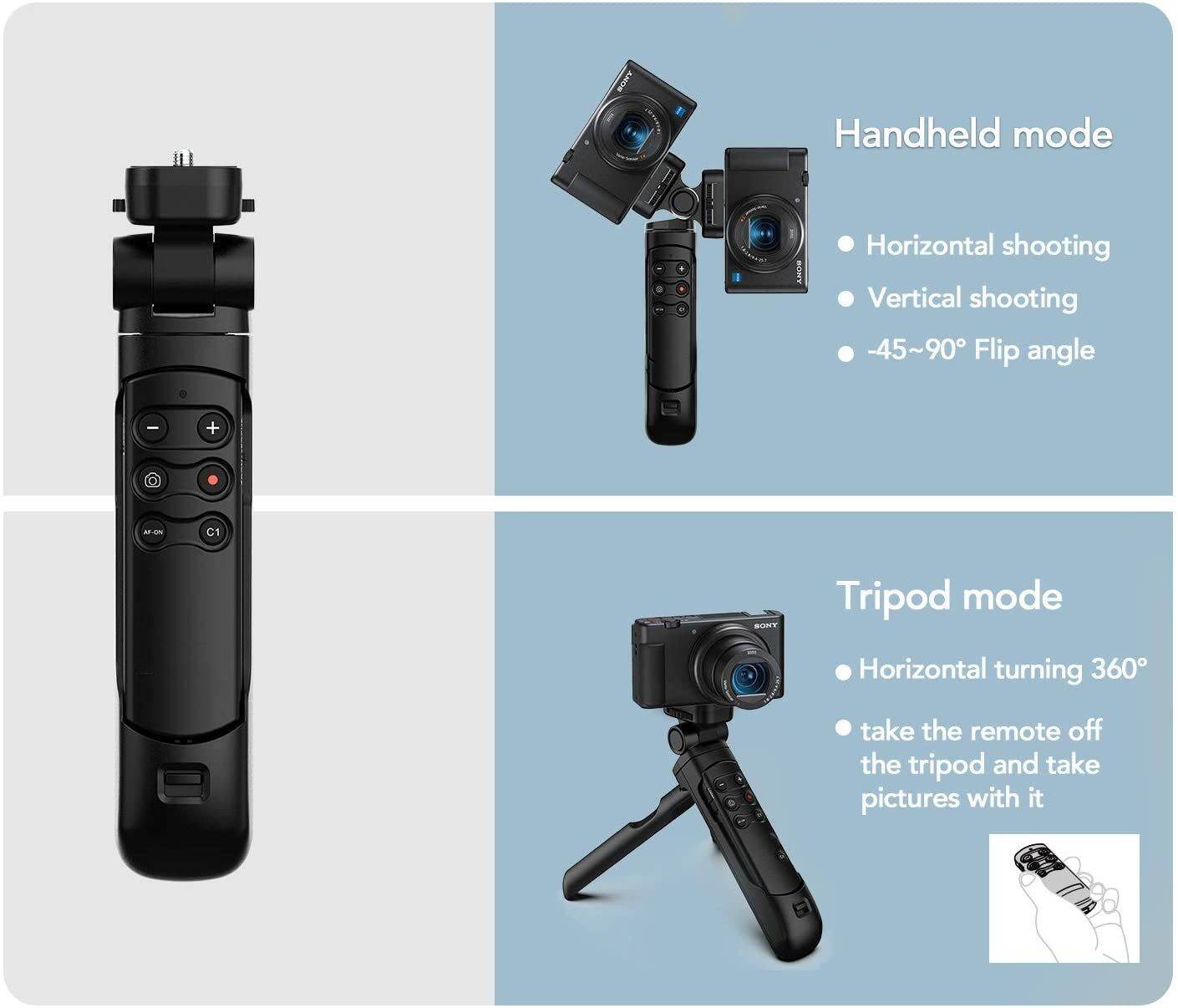 Replace Sony GPVPT2BT RMTP1BT Wireless Remote Camera Shooting Grip