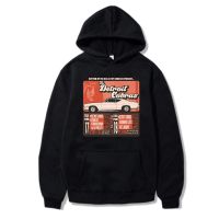 Sudadera con capucha para hombre y mujer, suéter con estampado de coche Retro, estilo Casual, talla grande, Unisex