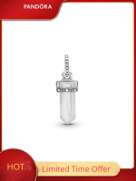 แพนดอร่าเสน่ห์แพนดอร่า 925 เงินสีขาวยันต์จี้ของขวัญ Pandoraˉcharm Pandoraˉ 925 Silver White Talisman Pendant 399185C03 Gift