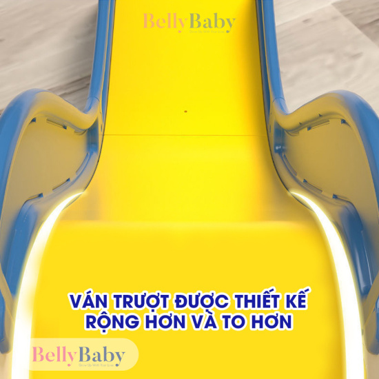 Cầu trượt cho bé, cầu trượt xích đu 3in1 belly baby - ảnh sản phẩm 7