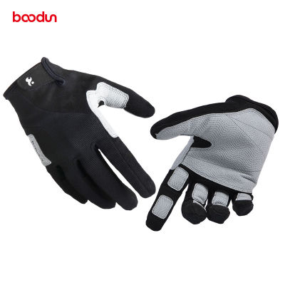 BOODUN Full Finger Hiking Gloves for Men and Women Breathable Wear-resistant Tactical Gloves Outdoor Sports Rock Climbing Glove