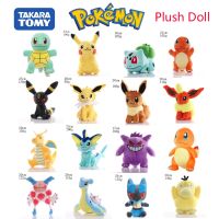 TAKARA TOMY Pokemon 17~25cm Pikachu Plush Toys Stuffed Toys Japan Movie Charmander Anime Dolls Christmas Birthday Gifts for Kids