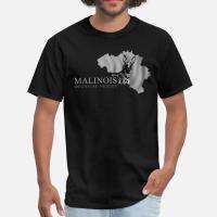 Mens Large T-shirt Custom Malinois Belgian Shepherd Men T Cotton Crew Neck Awesome Tshirt For Men Streetwear Tee