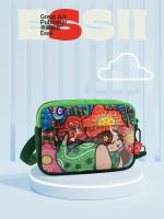 Aoki Illustrator Co-branded Funny Character Cartoon Soft Messenger Bag Hand Camera Bag 【BYUE】