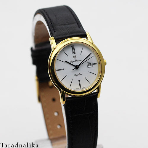 นาฬิกา-olympia-pianus-sapphire-lady-130-10b-403e-เรือนทอง-หน้าขาว-ของแท้-รับประกันศูนย์-tarad-nalika