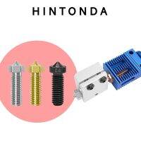 10PCS 3D Printer Hot End Components Stainless Steel Brass Hardened Steel E3DV6 Vyper Volcano Hotend Nozzle for 1.75mm