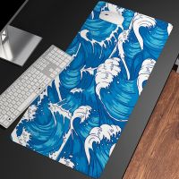 Art Waves Large Size Mouse Pad Natural Rubber PC Computer Gaming Mousepad Desk Mat Locking Edge for CS GO LOL