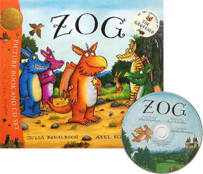 Pre sale of English original Zog picture book with CD childrens Enlightenment picture story book Julia Donaldson Gollum cow author Axel Scheffler