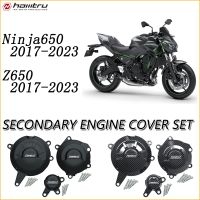 lujie For Kawasaki Z650 Ninja 650 2017 2018 2019 2020 2021 2022 2023 Motorcycle Engine Cover Clutch Cover Protection Set Accessories