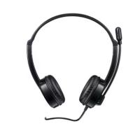 หูฟัง Rapoo รุ่น H100 Wired Stereo Headset (HT-H100P-BK)พอร์ตเสียง 3.5 มม. มาตรฐาน